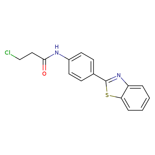 N-(4-(benzo[d]thiazol-2-yl)phenyl)-3-chloropropanamide
