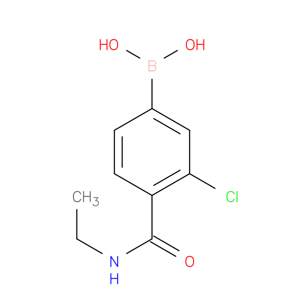 3-Chloro-4-(N-ethylcarbamoyl)phenylboronic acid