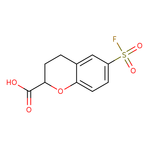 6-(fluorosulfonyl)-3,4-dihydro-2H-1-benzopyran-2-carboxylicacid