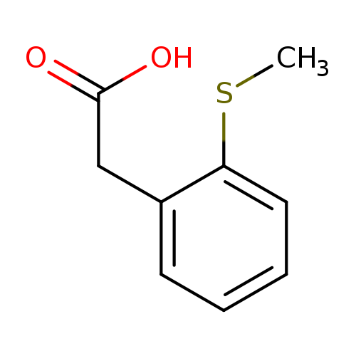 Benzeneacetic acid, 2-(methylthio)-