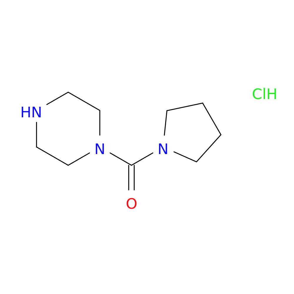 1-(Pyrrolidine-1-carbonyl)piperazine hydrochloride