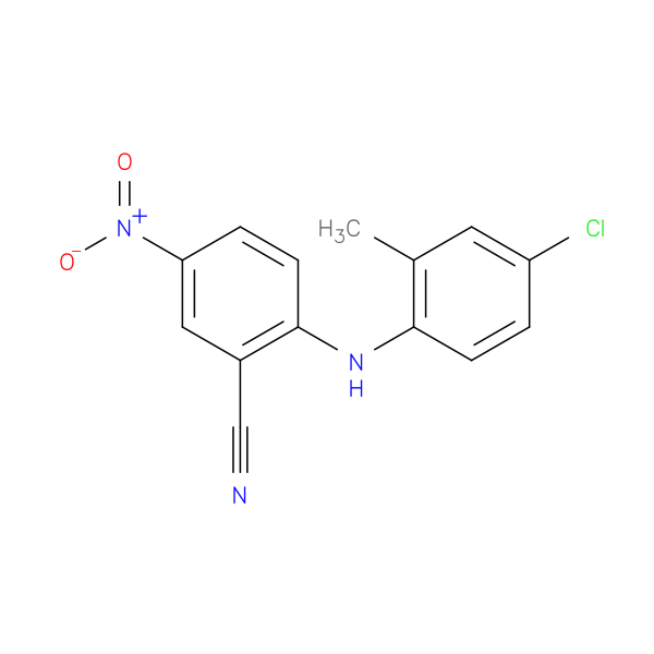 2-[(4-Chloro-2-methylphenyl)amino]-5-nitrobenzonitrile