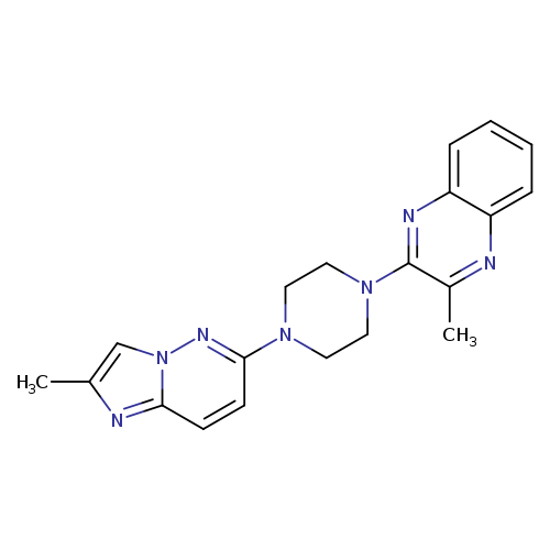 2-methyl-3-(4-{2-methylimidazo[1,2-b]pyridazin-6-yl}piperazin-1-yl)quinoxaline
