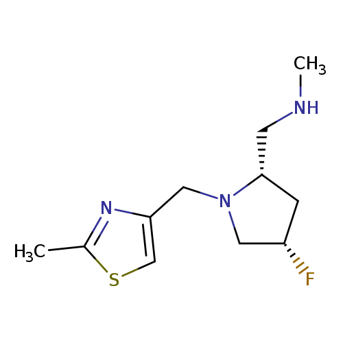 ([(2S,4S)-4-Fluoro-1-[(2-methyl-1,3-thiazol-4-yl)methyl]pyrrolidin-2-yl]methyl)(methyl)amine