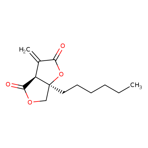 Furo[3,4-b]furan-2,4-dione,6-hexyltetrahydro-3-methylene-, (3aS,6R,6aR)-