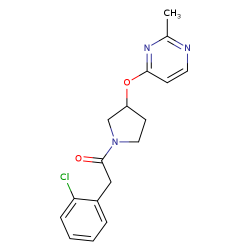 2-(2-chlorophenyl)-1-{3-[(2-methylpyrimidin-4-yl)oxy]pyrrolidin-1-yl}ethan-1-one