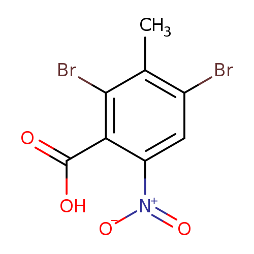 2,4-Dibromo-3-methyl-6-nitrobenzoic acid