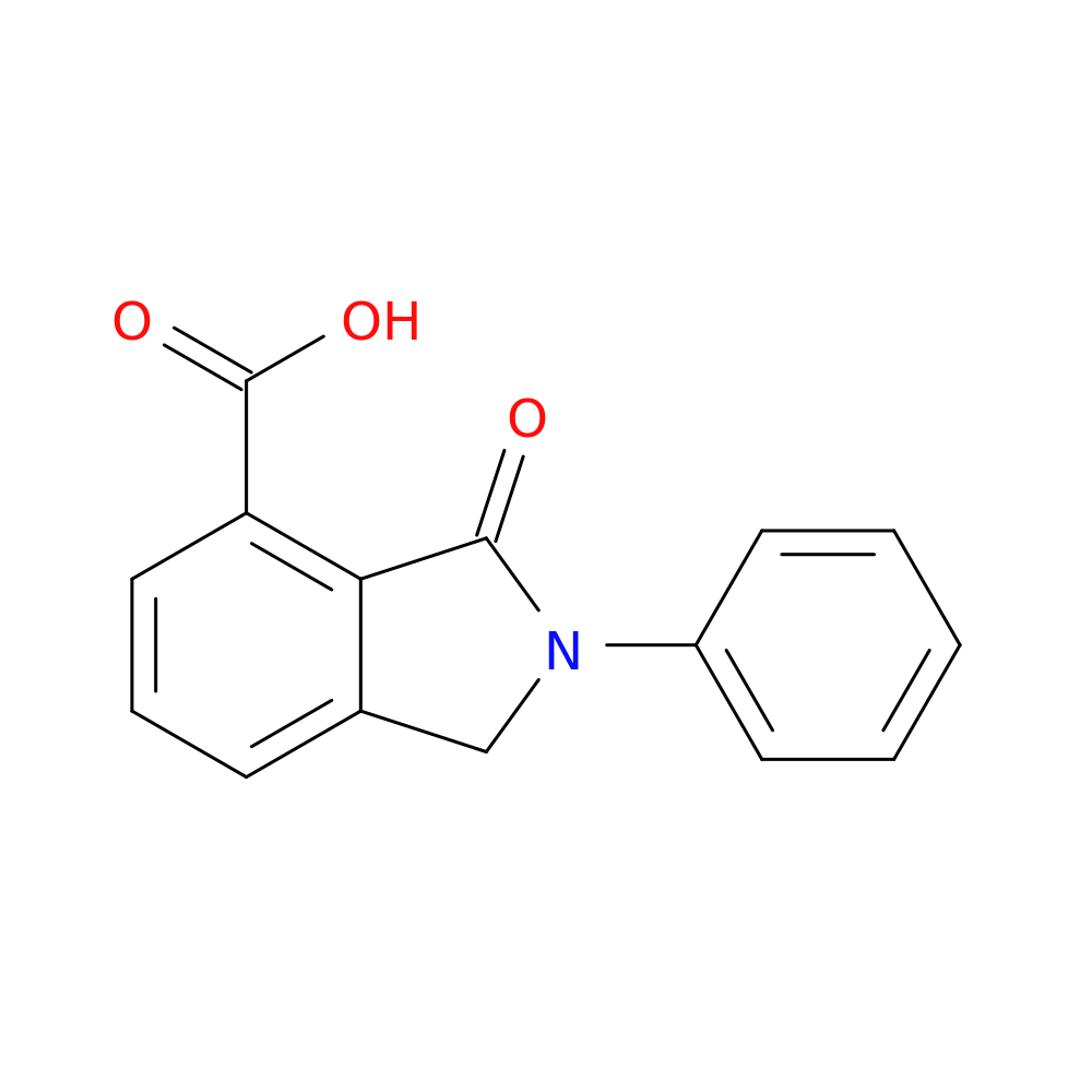 3-oxo-2-phenyl-2,3-dihydro-1H-isoindole-4-carboxylic acid