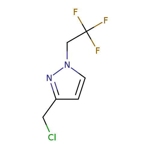 3-(Chloromethyl)-1-(2,2,2-trifluoroethyl)-1H-pyrazole