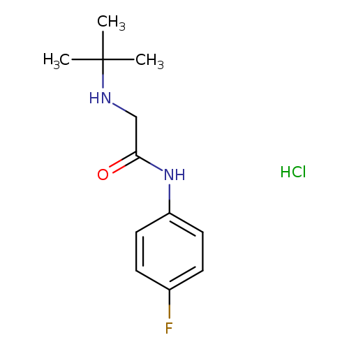 2-(tert-butylamino)-N-(4-fluorophenyl)acetamide hydrochloride