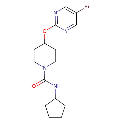 4-[(5-bromopyrimidin-2-yl)oxy]-N-cyclopentylpiperidine-1-carboxamide