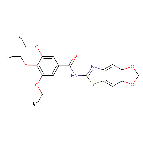 N-{4,6-dioxa-10-thia-12-azatricyclo[7.3.0.0^{3,7}]dodeca-1(9),2,7,11-tetraen-11-yl}-3,4,5-triethoxybenzamide