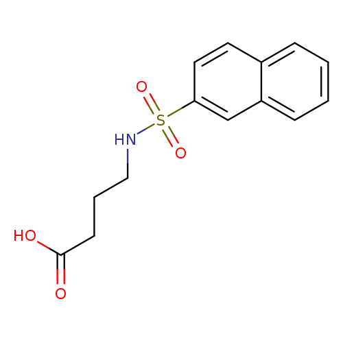 4-(naphthalene-2-sulfonamido)butanoic acid