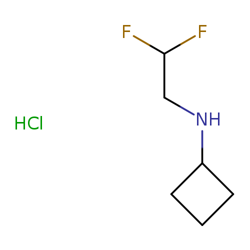 N-(2,2-difluoroethyl)cyclobutanamine hydrochloride