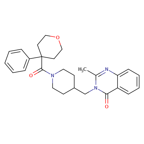 2-methyl-3-{[1-(4-phenyloxane-4-carbonyl)piperidin-4-yl]methyl}-3,4-dihydroquinazolin-4-one
