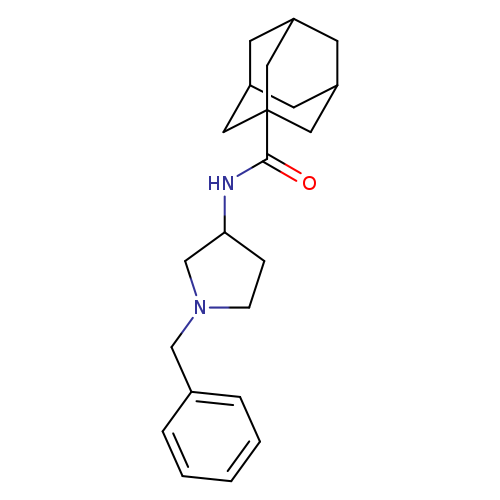 N-(1-benzylpyrrolidin-3-yl)adamantane-1-carboxamide