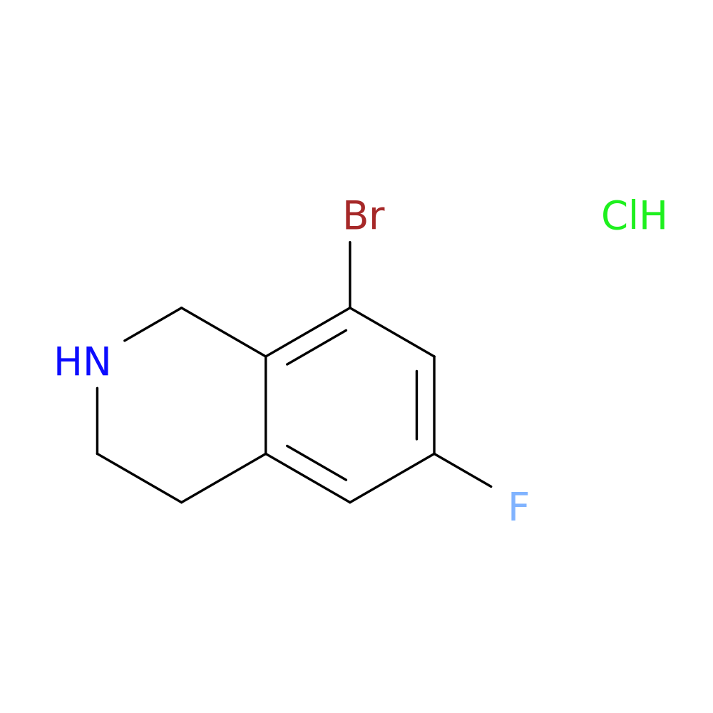 8-bromo-6-fluoro-1,2,3,4-tetrahydroisoquinoline hydrochloride
