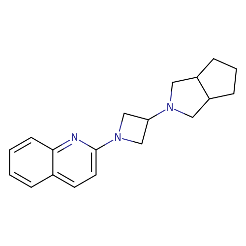 2-(3-{octahydrocyclopenta[c]pyrrol-2-yl}azetidin-1-yl)quinoline