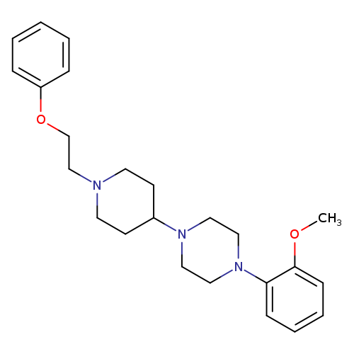 1-(2-methoxyphenyl)-4-[1-(2-phenoxyethyl)piperidin-4-yl]piperazine