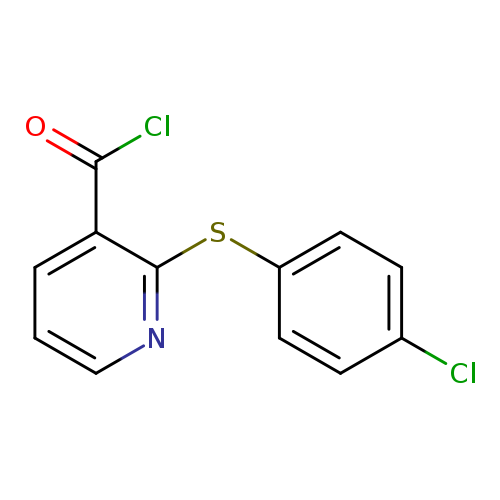 2-[(4-Chlorophenyl)thio]pyridine-3-carbonyl chloride