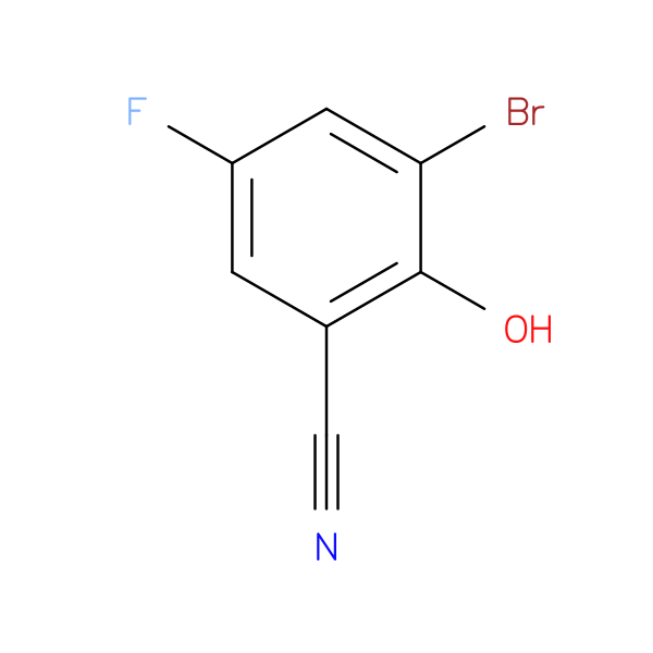 3-Bromo-5-fluoro-2-hydroxybenzonitrile
