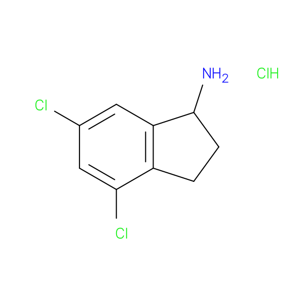 4,6-dichloro-2,3-dihydro-1H-inden-1-amine hydrochloride