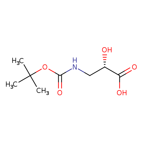 Propanoic acid, 3-[[(1,1-dimethylethoxy)carbonyl]amino]-2-hydroxy-, (2S)-