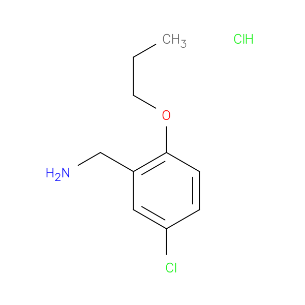(5-Chloro-2-propoxyphenyl)methanamine hydrochloride