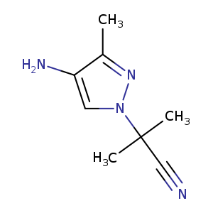 2-(4-amino-3-methyl-pyrazol-1-yl)-2-methyl-propanenitrile