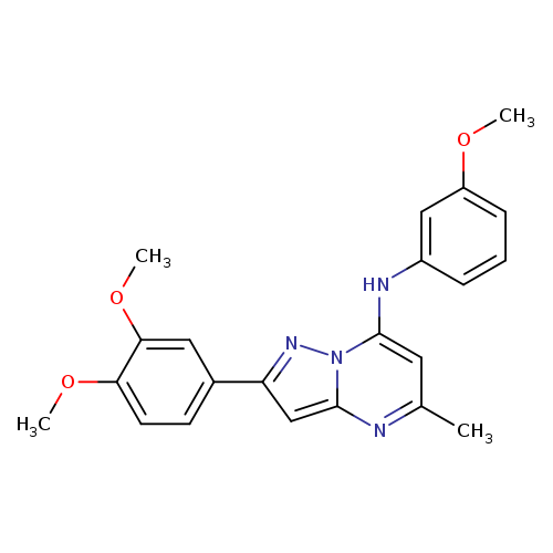 2-(3,4-dimethoxyphenyl)-N-(3-methoxyphenyl)-5-methylpyrazolo[1,5-a]pyrimidin-7-amine