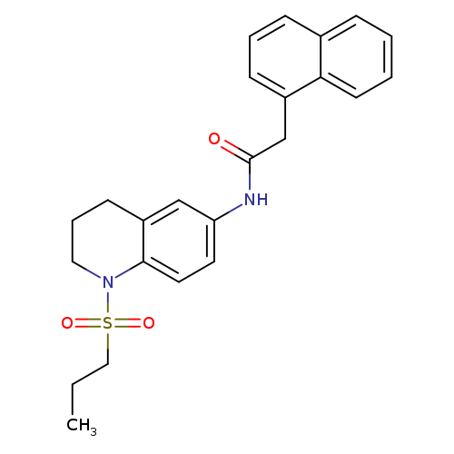 2-(naphthalen-1-yl)-N-[1-(propane-1-sulfonyl)-1,2,3,4-tetrahydroquinolin-6-yl]acetamide