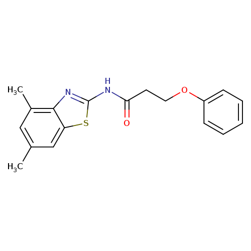 N-(4,6-dimethyl-1,3-benzothiazol-2-yl)-3-phenoxypropanamide