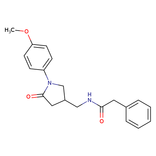 N-{[1-(4-methoxyphenyl)-5-oxopyrrolidin-3-yl]methyl}-2-phenylacetamide