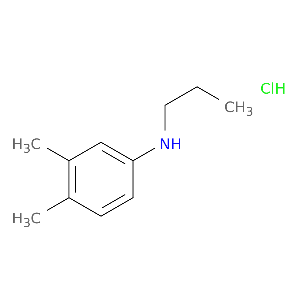3,4-dimethyl-N-propylaniline hydrochloride