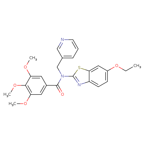 N-(6-ethoxy-1,3-benzothiazol-2-yl)-3,4,5-trimethoxy-N-[(pyridin-3-yl)methyl]benzamide