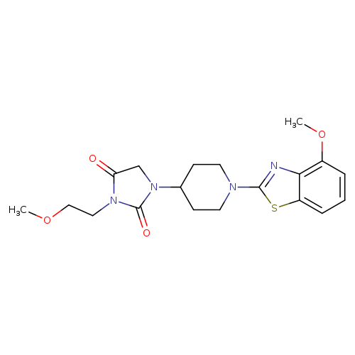 1-[1-(4-methoxy-1,3-benzothiazol-2-yl)piperidin-4-yl]-3-(2-methoxyethyl)imidazolidine-2,4-dione