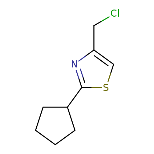 4-(chloromethyl)-2-cyclopentyl-1,3-thiazole