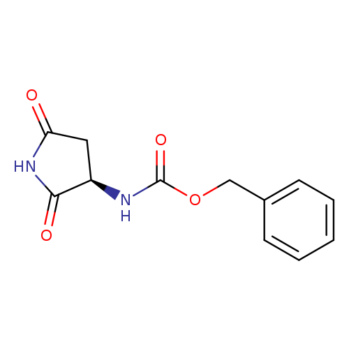 Carbamic acid, [(3R)-2,5-dioxo-3-pyrrolidinyl]-, phenylmethyl ester (9CI)