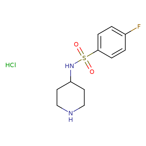 4-fluoro-N-piperidin-4-ylbenzenesulfonamide hydrochloride