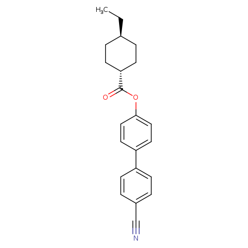 Cyclohexanecarboxylic acid, 4-ethyl-, 4'-cyano[1,1'-biphenyl]-4-yl ester,trans-