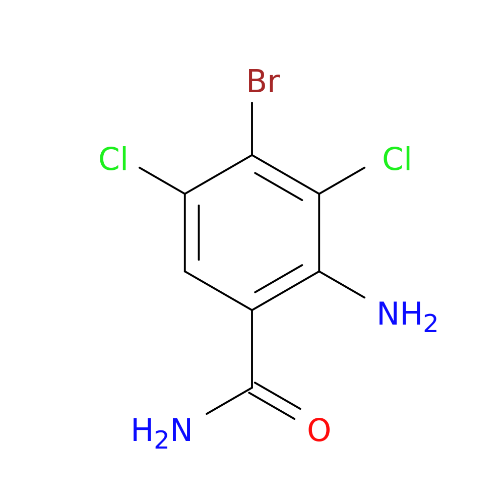 2-amino-4-bromo-3,5-dichlorobenzamide