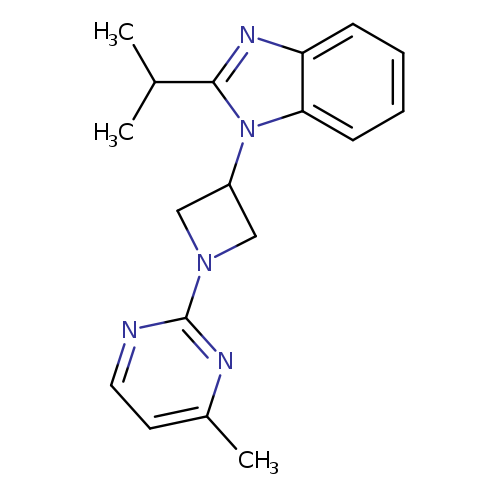 1-[1-(4-methylpyrimidin-2-yl)azetidin-3-yl]-2-(propan-2-yl)-1H-1,3-benzodiazole