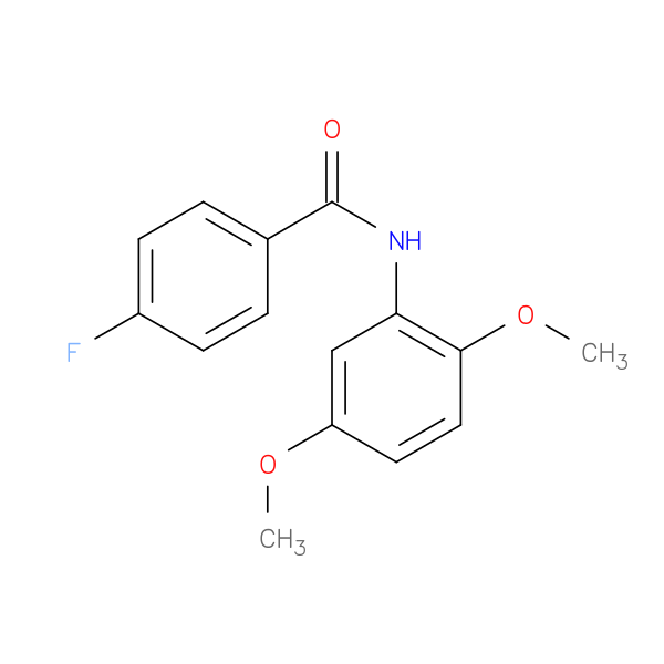 Benzamide, N-(2,5-dimethoxyphenyl)-4-fluoro-