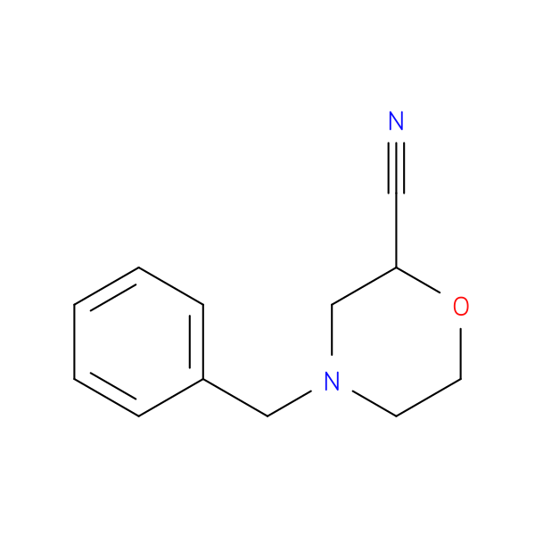 4-Benzylmorpholine-2-carbonitrile