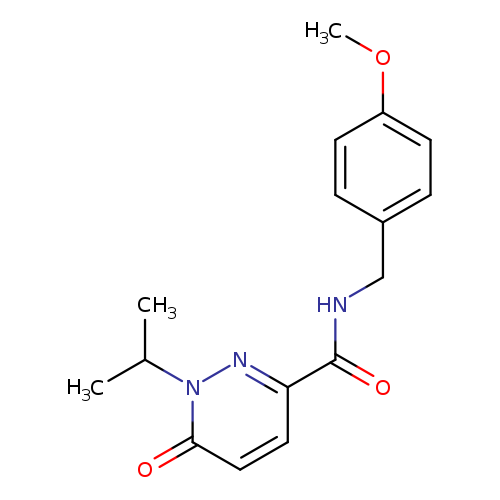 N-[(4-methoxyphenyl)methyl]-6-oxo-1-(propan-2-yl)-1,6-dihydropyridazine-3-carboxamide