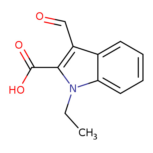 1-Ethyl-3-formyl-1h-indole-2-carboxylic acid