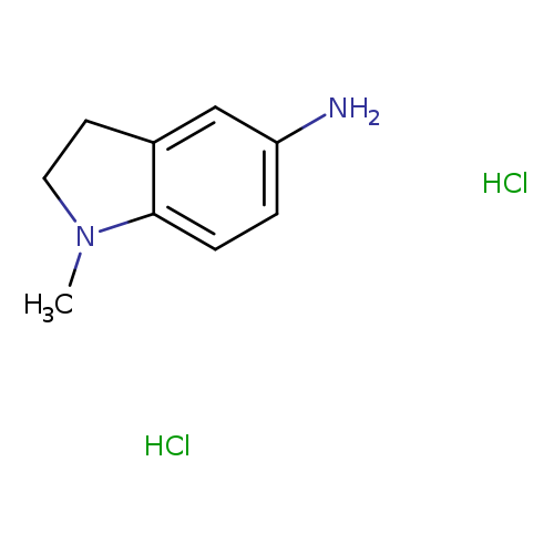 1H-Indol-5-amine, 2,3-dihydro-1-methyl-, hydrochloride (1:2)