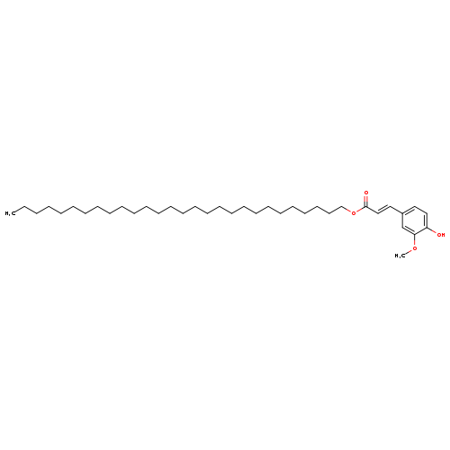 2-Propenoic acid, 3-(4-hydroxy-3-methoxyphenyl)-, octacosyl ester, (2E)-