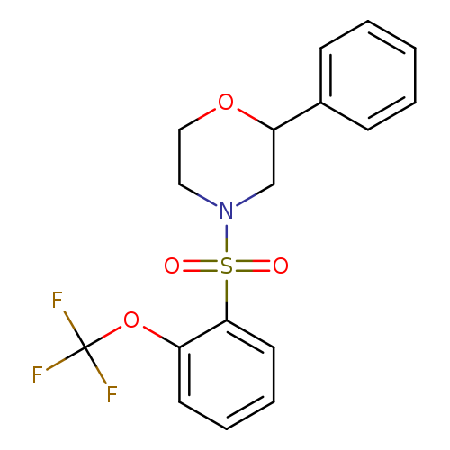 2-phenyl-4-[2-(trifluoromethoxy)benzenesulfonyl]morpholine