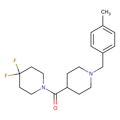 4,4-difluoro-1-{1-[(4-methylphenyl)methyl]piperidine-4-carbonyl}piperidine